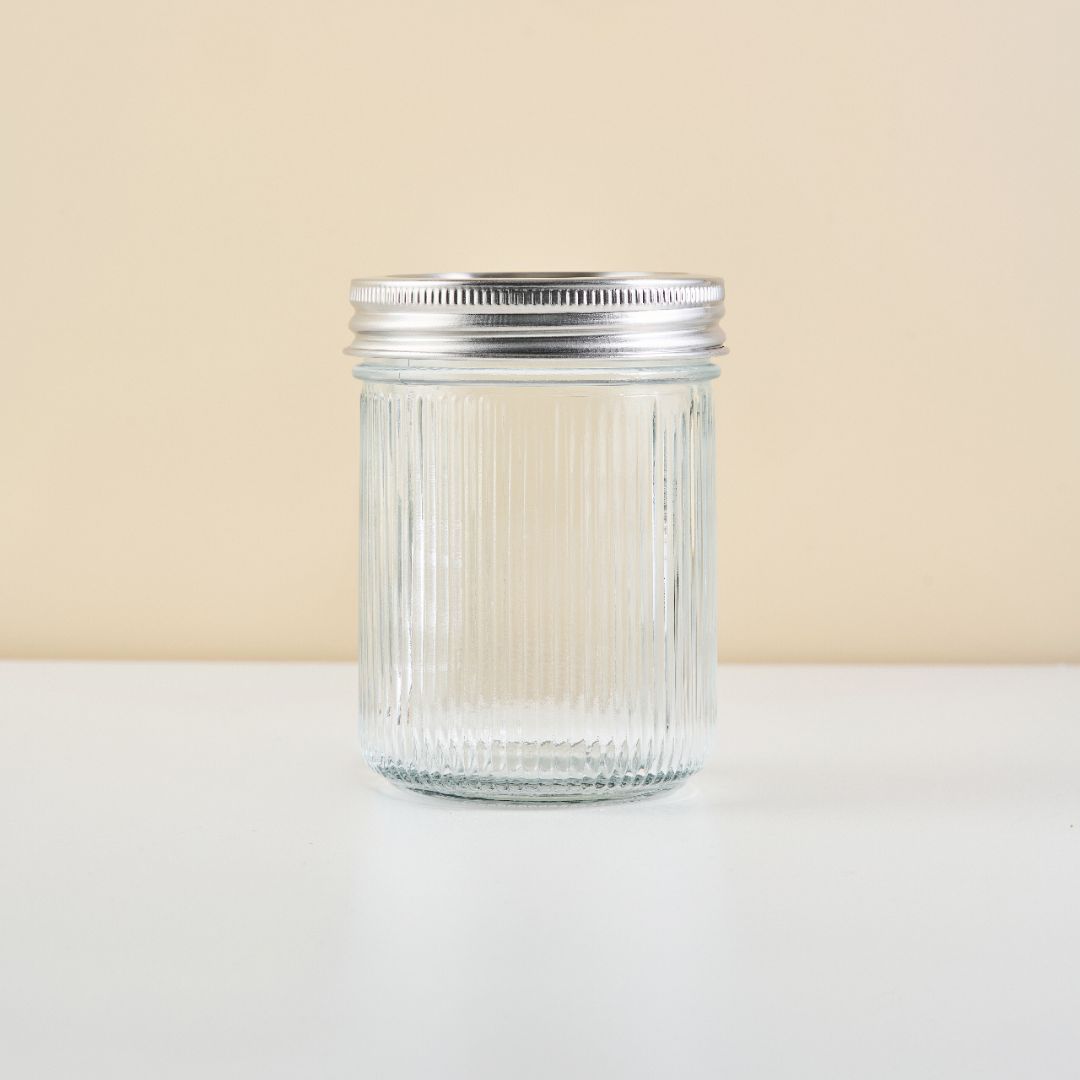 Ripple Mason Jar | Wide