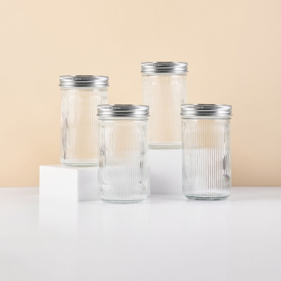 Ripple Mason Jar | Wide