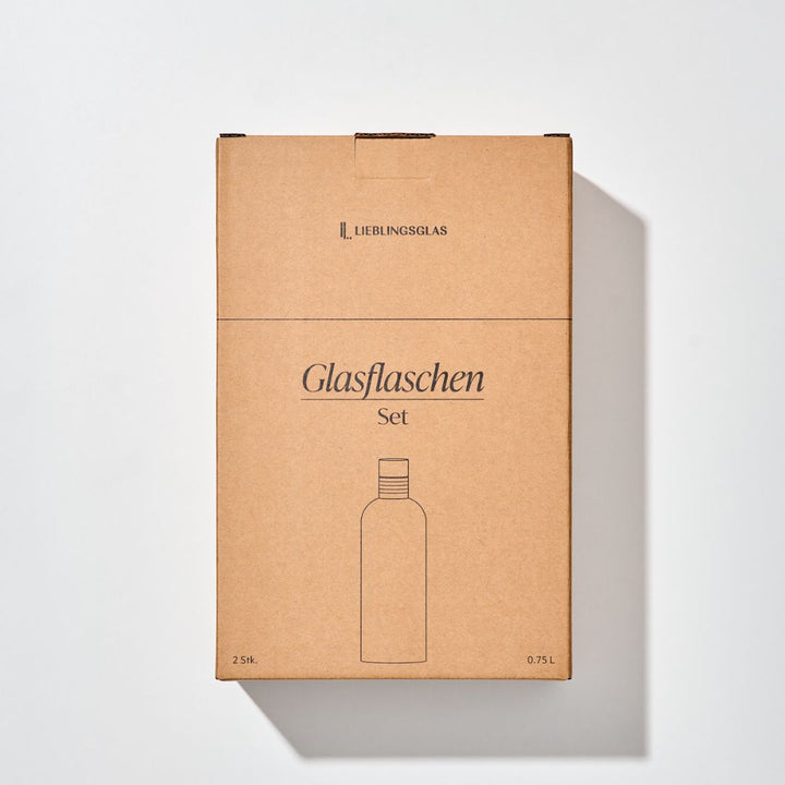 Glasflaschen Set – Lieblingsglas