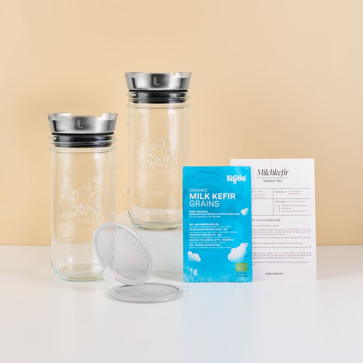 kefir aufbewahren LIEBLINGSGLAS