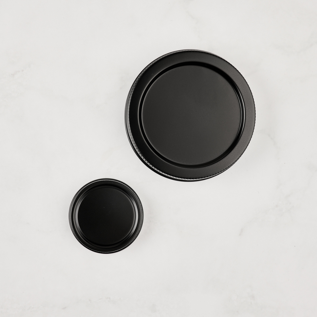 Schwarze Deckel