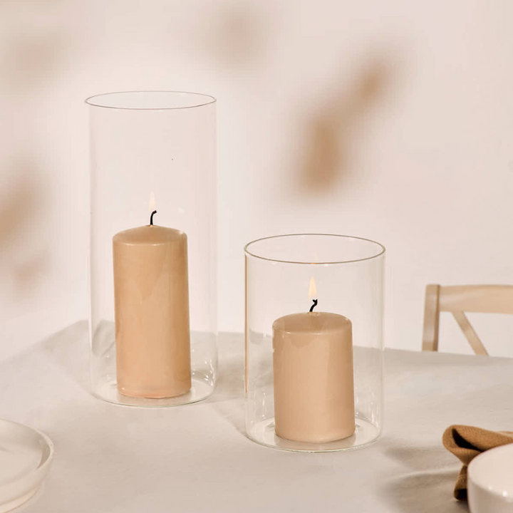 Windlicht mit Kerze – Lieblingsglas