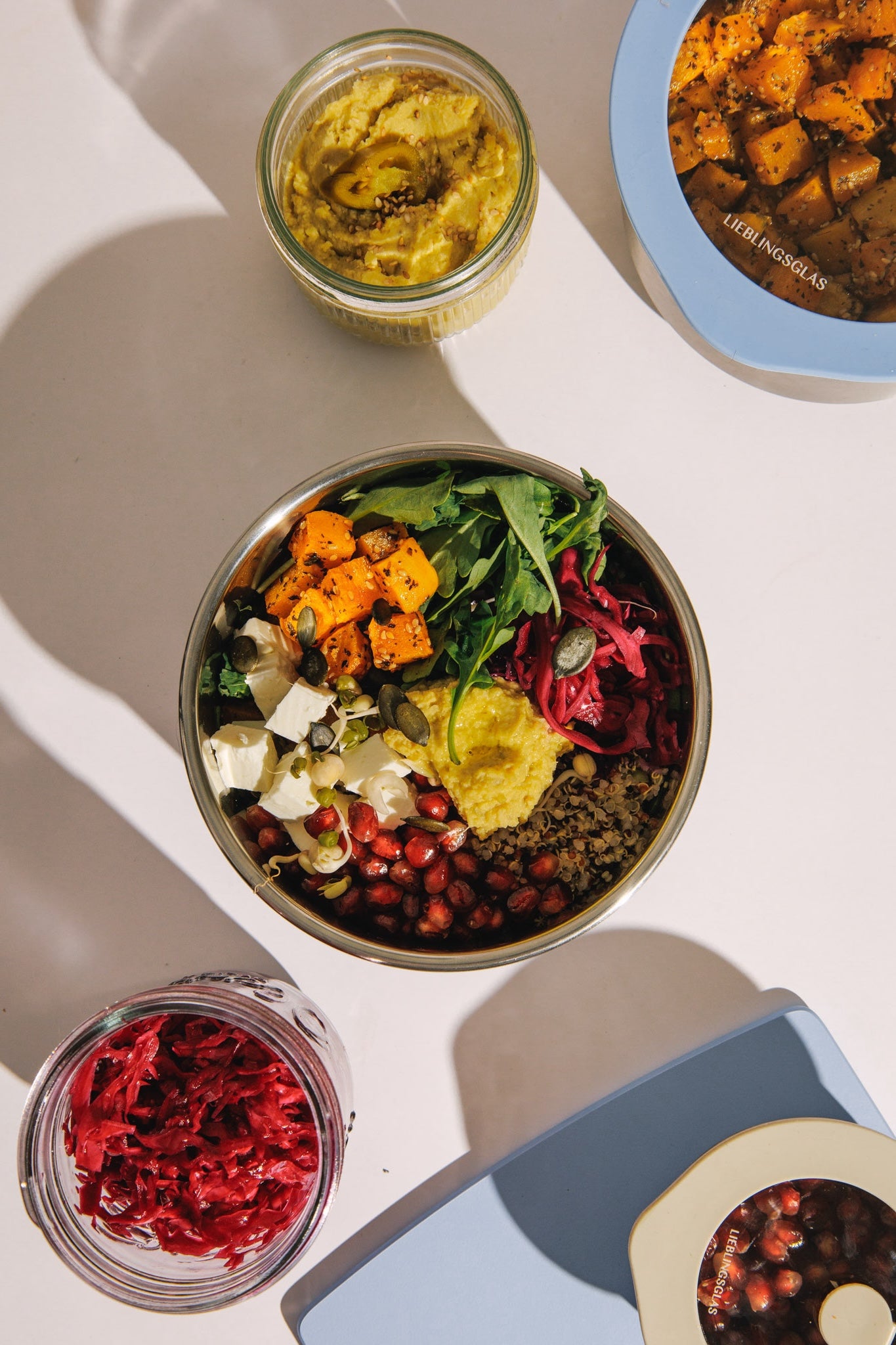 Mealprep im Glas mit Lieblingsglas